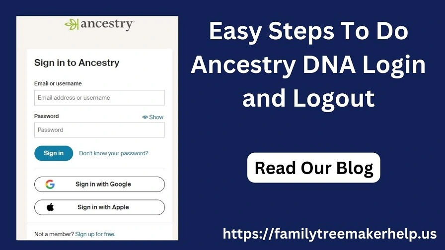 ancestry dna login